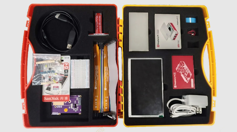 مجموعة Raspberry Pi 5 الكاملة أو لوحة PI5 4GB 8GB PCIE-NVME-SSD + شاشة LCD + علبة + طاقة + DIY + كابل UART + RTC-BOX + SD