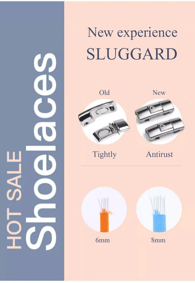 أربطة أحذية بدون رباط مقاس 8 مم، أربطة أحذية بقفل ضاغط بدون رباط، أربطة مرنة للأحذية الرياضية للأطفال والكبار، أربطة أحذية مسطحة واسعة للأحذية