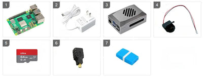 Raspberry Pi 5 خيار 2GB/4GB / 8GB / 16GB RAM