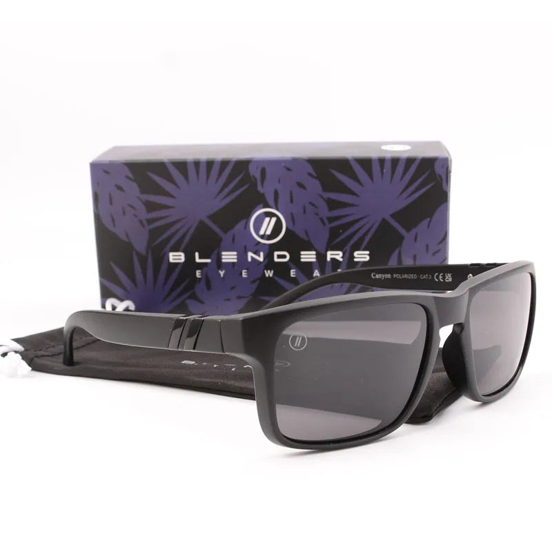 blender square women men Sunglasses Men Polarized UV  Eyewear Vintage Fashion Square Men&