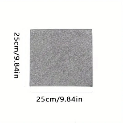 مجموعة من 5/10/20 قطعة من مناشف المطبخ، مصنوعة من ألياف دقيقة للغاية، لون رمادي فاتح، ماصة وناعمة، ومزيلة للبقع