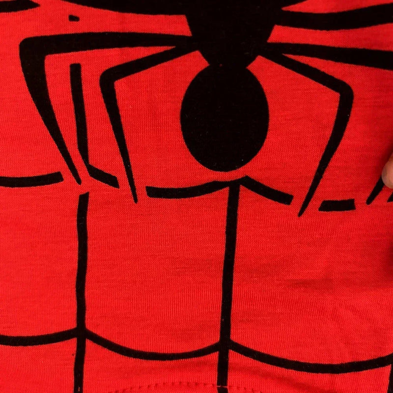 طقم بيجامات سبايدرمان للأطفال مع شحن مجاني، طقم ملابس نوم بأكمام طويلة برسومات كرتونية للأولاد والبنات من مجموعة هالك، مقاس 2-7 سنوات