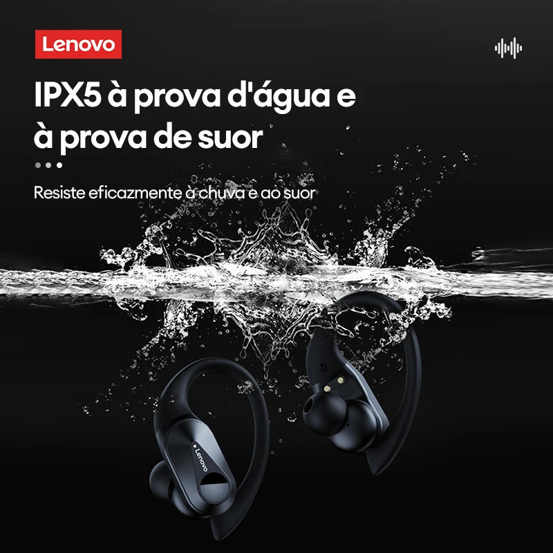 سماعات لينوفو LP75 TWS بلوتوث V5.3 الأصلية اللاسلكية بشاشة LED رقمية سماعات أذن مضادة للضوضاء جديدة
