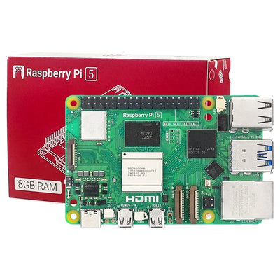 لوحة تطوير Raspberry Pi 5 بسعة 4 جيجابايت/8 جيجابايت ومجموعة برامج LINUX وبرمجة الذكاء الاصطناعي للكمبيوتر واللوحة الأم Raspberry Pi 5 بسعة 4 جيجابايت/8 جيجابايت