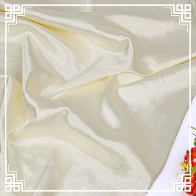 قماش ساتان كريستالي لامع سميك وثقيل بالمتر للملابس والفساتين وديكورات هانفو وقماش الخياطة اليدوي بلون أزرق سادة ومضاد للتجاعيد