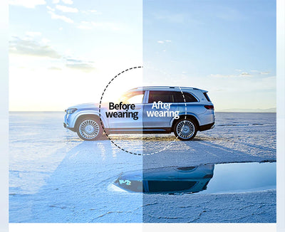 نظارات شمسية جديدة من كابوني للرجال، مستقطبة، عدسات فوتوكرومية سوداء، خفيفة الوزن للغاية، بدون إطار، نظارات قيادة BS22003