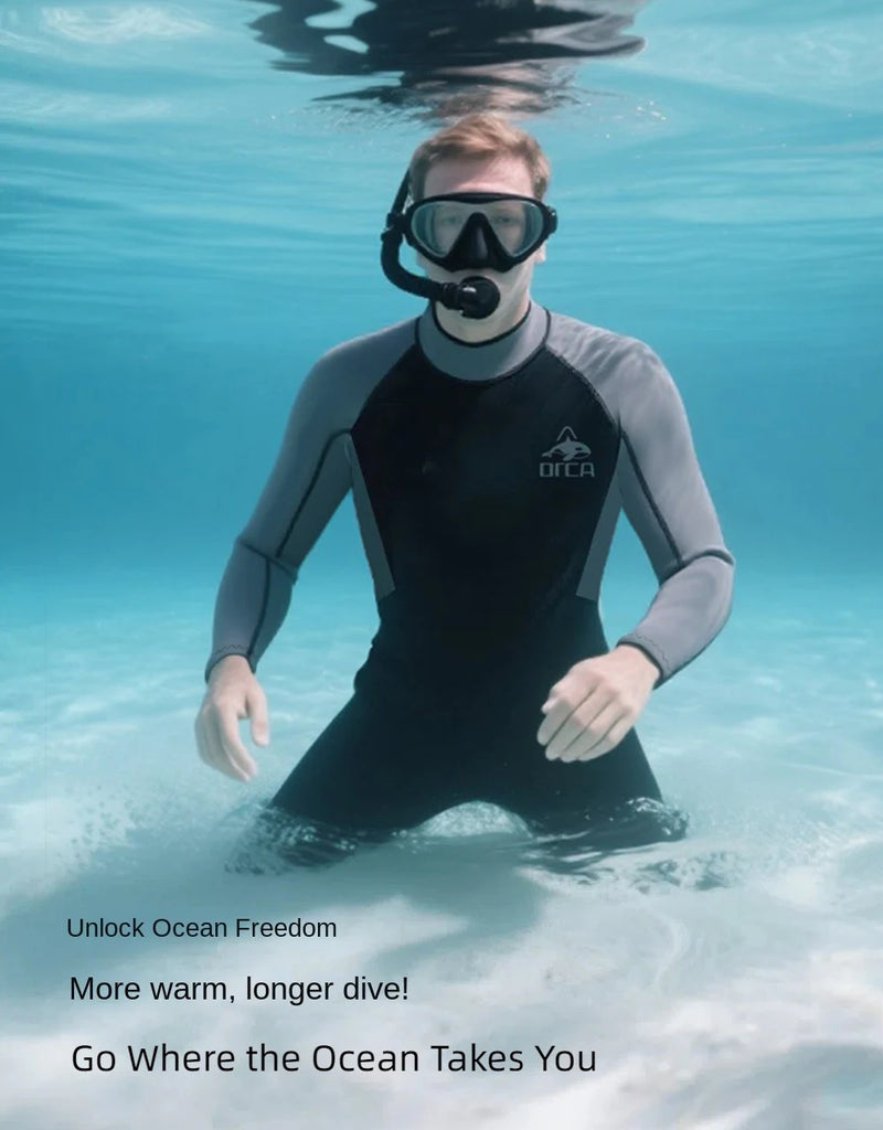 بدلات غوص 3 مم للرجال مصنوعة من النيوبرين للغوص وركوب الأمواج والسباحة، بدلات كاملة للماء البارد للحفاظ على الدفء، بسحاب، بدلة غوص كاملة للرياضات المائية