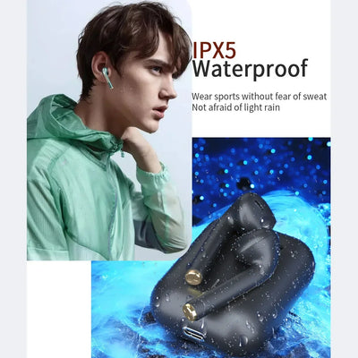 سماعة الرأس اللاسلكية الأصلية XIAOMI J18 سماعات بلوتوث حقيقية للألعاب الرياضية ستيريو سماعات أذن TWS في الأذن مع ميكروفون تعمل باللمس