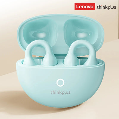 سماعة لينوفو LP25 OWS بلوتوث 5.4 لاسلكية، عمر بطارية طويل، سماعة رأس للألعاب مزودة بخاصية إلغاء الضوضاء، ستيريو عالي الدقة مع ميكروفون