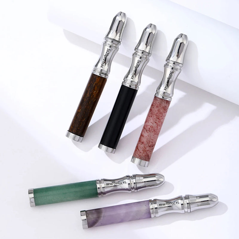 6 قطع من نكهات الزيوت العطرية المفضلة الخالية من الدخان للمساعدة على الإقلاع عن التدخين، لتخفيف القلق، جهاز العلاج بالروائح العطرية، عصا بديلة