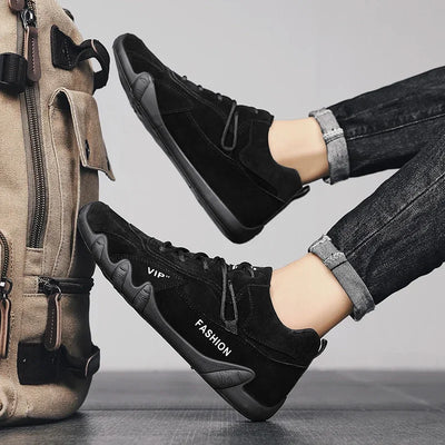 أحذية الكاحل للرجال ربيع 2025 أحذية رياضية كاجوال للرجال غير قابلة للانزلاق باللون الكاكي أحذية عمل رجالية أحذية قصيرة أحذية بدون كعب برباط أحذية زاباتيلاس للرجال