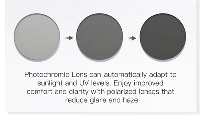 نظارات شمسية جديدة من كابوني للرجال، مستقطبة، عدسات فوتوكرومية سوداء، خفيفة الوزن للغاية، بدون إطار، نظارات قيادة BS22003