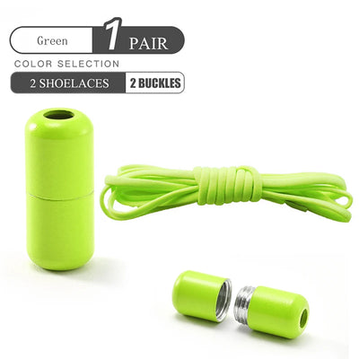 أربطة أحذية مرنة بدون رباط، أربطة أحذية نصف دائرية للأطفال والكبار، أربطة أحذية سريعة الارتداء، أربطة قفل معدنية، أربطة أحذية