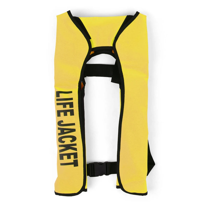 سترة نجاة يدوية قابلة للنفخ سترة نجاة للبالغين للرياضات المائية والسباحة وصيد الأسماك وسترة البقاء على قيد الحياة