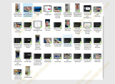 مجموعة Raspberry Pi 5 الكاملة أو لوحة PI5 4GB 8GB PCIE-NVME-SSD + شاشة LCD + علبة + طاقة + DIY + كابل UART + RTC-BOX + SD