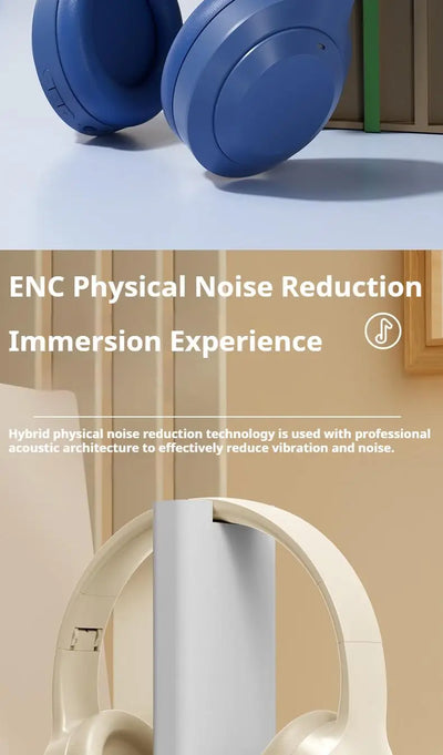 #سماعات رأس لاسلكية بتقنية البلوتوث 5.3 فوق الأذن، سماعات رأس ستيريو عالية الدقة، سماعة رأس رياضية حقيقية للألعاب، مشغل موسيقى TF/AUX مع ميكروفون عالي الدقة، هدايا