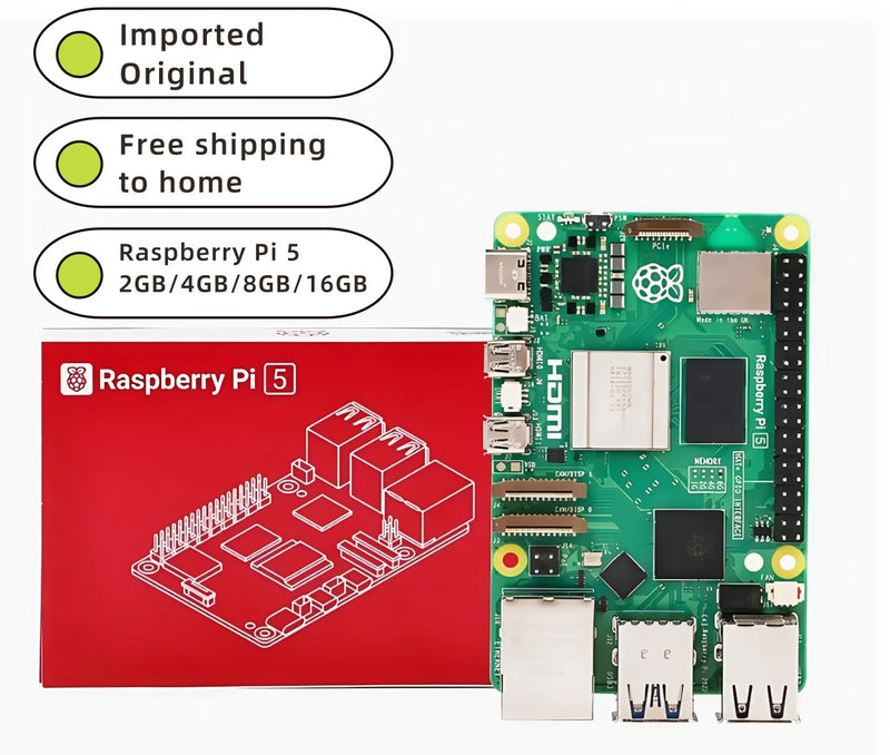 Raspberry Pi 5 2GB/4GB/8GB/16GB Raspberry Pi5 Raspberry Pi4B