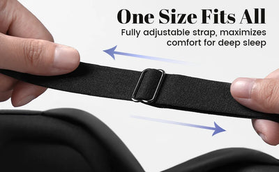 قناع النوم، أقنعة العين المعتمة للنوم - قناع عين ثلاثي الأبعاد ناعم ومريح يسمح بمرور الهواء للنوم - أقنعة ليلية قابلة للتعديل