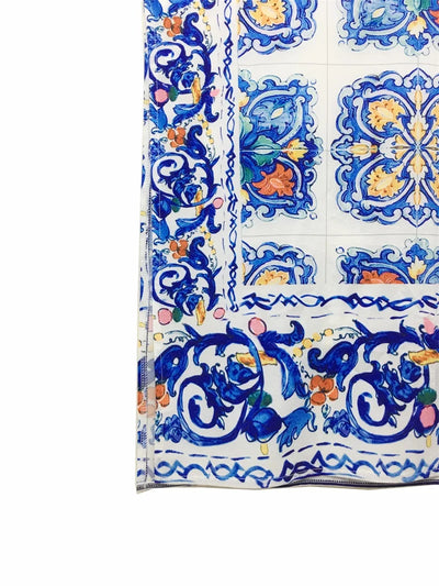 فستان سهرة بوهيمي للشاطئ، مطبوع باللونين الأزرق والأبيض، مناسب للعطلات الصيفية، بأكمام طويلة، مناسب لحفلات التخرج، فستان صيفي بوهيمي، مناسب للسباحة في الشمس