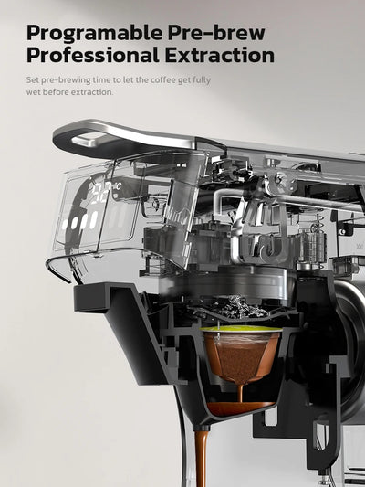 ماكينة صنع قهوة كبسولة هاي برو 6 في 1، متعددة الاستخدامات، ساخنة/باردة، قهوة إسبريسو كافيتيرا كابتشينو، ماكينة صنع قهوة دولتشي جوستو نسبرسو بودرة H1B