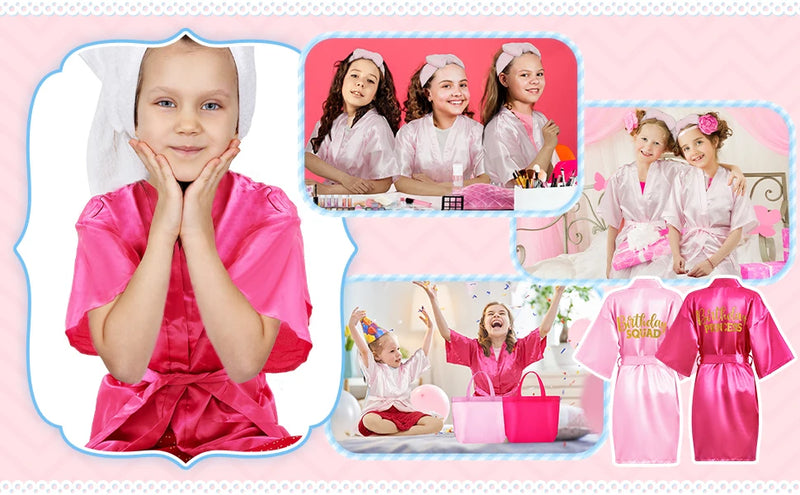 40 قطعة من لوازم حفلات السبا للفتيات، 10 رداء أميرة لحفلات أعياد الميلاد، 10 حقائب حمل، 10 عصابات رأس، 10 أقنعة سبا لأعياد الميلاد