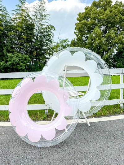 ROOXIN Baby Child حلقة مقعد سباحة قابلة للنفخ أنبوب حلقة سباحة للأطفال والكبار حلقة سباحة تعويم حمام السباحة معدات اللعب المائية