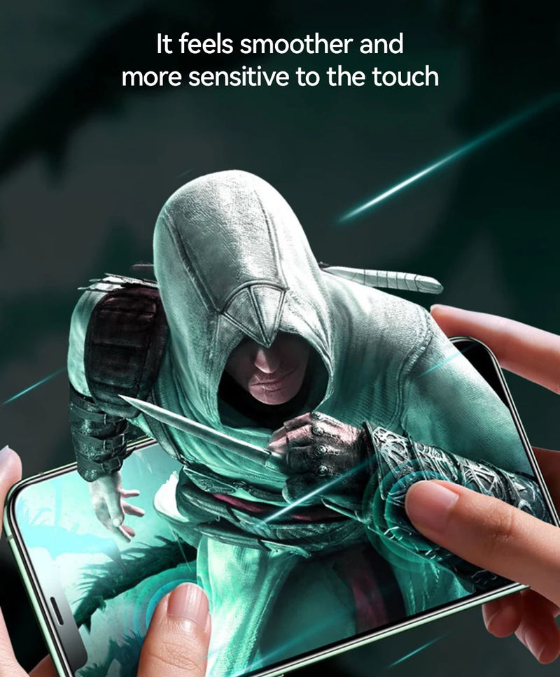 Joyroom 1/2/3 قطع واقي شاشة زجاجي عالي الدقة لهاتف iPhone 16 15 14 13 12 11 Pro Max حماية كاملة من الزجاج المقوى لهاتف iPhone