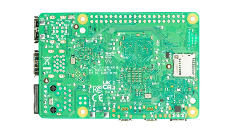 كمبيوتر محمول Raspberry Pi5 بسعة 8 جيجابايت و4 جيجابايت، كمبيوتر Raspberry Pi 5 MIni PC، معالج Arm Cortex-A76 رباعي النواة بسرعة 2.4 جيجاهرتز و64 بت، بلوتوث 5.0، تقنية BLE اللاسلكية