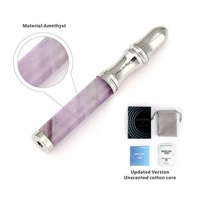 6 قطع من نكهات الزيوت العطرية المفضلة الخالية من الدخان للمساعدة على الإقلاع عن التدخين، لتخفيف القلق، جهاز العلاج بالروائح العطرية، عصا بديلة