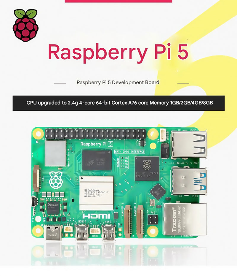 Raspberry Pi 5 2GB/4GB/8GB/16GB Raspberry Pi5 Raspberry Pi4B