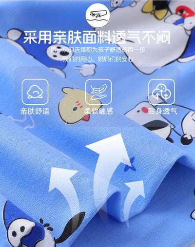 طقم بيجامات أطفال من قطعتين من الرسوم المتحركة بتصميم كرايون شين تشان بأكمام طويلة وبنطلون للبنات الصغار، ملابس نوم فضفاضة ولطيفة