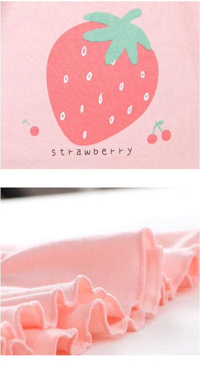 ملابس نوم عصرية مريحة وناعمة من القطن للفتيات بأكمام طويلة قمصان نوم أميرات للأطفال مريحة للأطفال