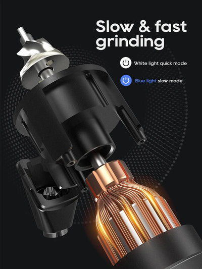 مطحنة قهوة كهربائية مخروطية صغيرة محمولة من HiBREW G5 مقاس 48 مم، مطحنة حبوب قهوة للمطبخ للإسبريسو والقهوة التركية