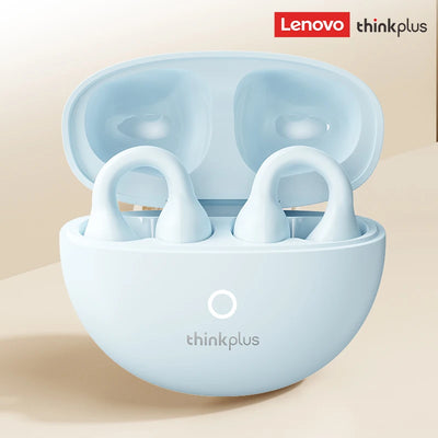 سماعة لينوفو LP25 OWS بلوتوث 5.4 لاسلكية، عمر بطارية طويل، سماعة رأس للألعاب مزودة بخاصية إلغاء الضوضاء، ستيريو عالي الدقة مع ميكروفون