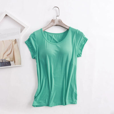 بيجامات صيفية نسائية كاجوال من قطعة واحدة مقاس M-4XL بأكمام قصيرة وقميص نوم ووسادة صدر وقميص نوم للاسترخاء وارتداء خارجي