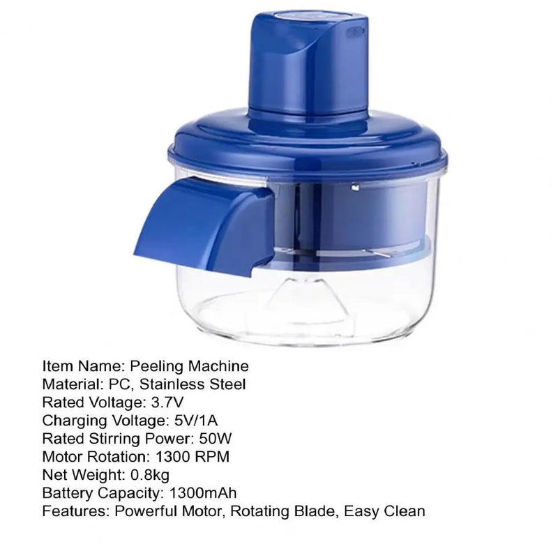 Rust-Proof Stainless Steel Kitchen Peeler Electric Grape Peeling Machine Home Use Fruit Peeler