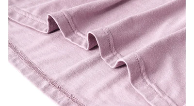 تنورة نسائية كاجوال أنيقة مثيرة مفتوحة الظهر كبيرة الحجم ذات قاعدة خلفية جميلة تنورة منزلية فضفاضة متقاطعة بأكمام طويلة