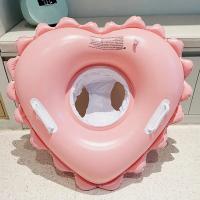 ROOXIN Baby Child حلقة مقعد سباحة قابلة للنفخ أنبوب حلقة سباحة للأطفال والكبار حلقة سباحة تعويم حمام السباحة معدات اللعب المائية