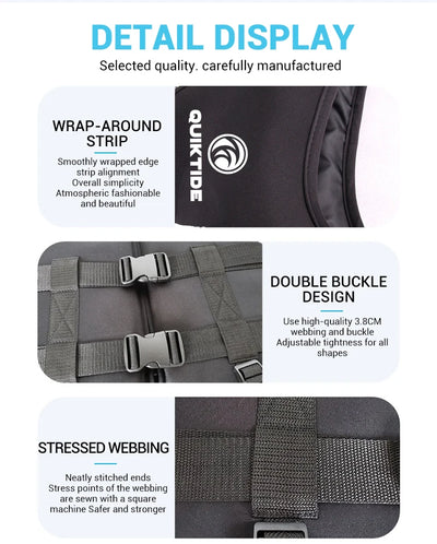 سترة نجاة من النيوبرين للبالغين والأطفال، سترة طفو جديدة للرياضات المائية، سترة نجاة للسباحة والقوارب والتزلج والقيادة والانجراف