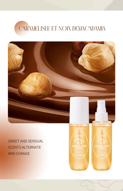 عطر برازيلي رقمي، عطر للجسم، بخاخ عطري، خالٍ من الكحول، عطر للجسم يدوم طويلاً، 90 مل