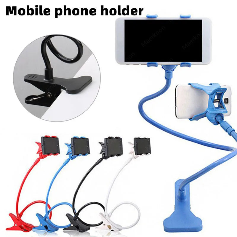 Mobile Phone Holder Flexible Adjustable Cellphone Holder Clip Support Telephone Home Bed Desktop Mount Bracket Smartphone Stand