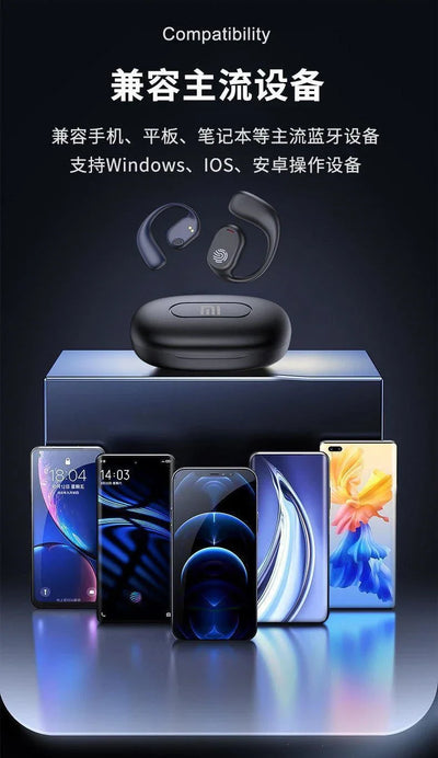 سماعات أذن رياضية ذكية لاسلكية من شاومي GT280 بتقنية البلوتوث تعمل باللمس مع خاصية تقليل الضوضاء بتقنية ستيريو ثلاثية الأبعاد ومقاومة للماء