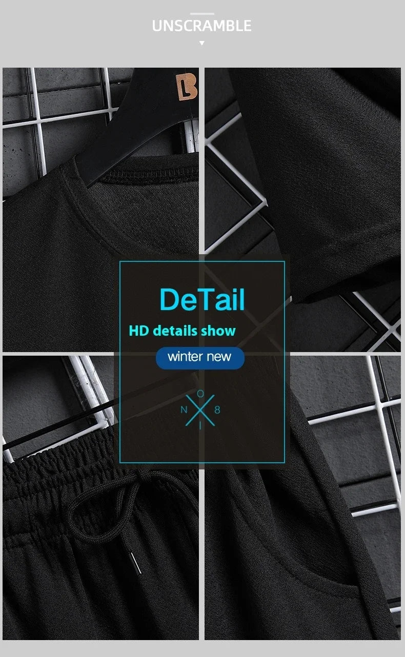 مجموعة تي شيرت رجالي صيفي بأكمام قصيرة، مجموعة من قطعتين من شورت الجري واللياقة البدنية الرياضي للرجال ...