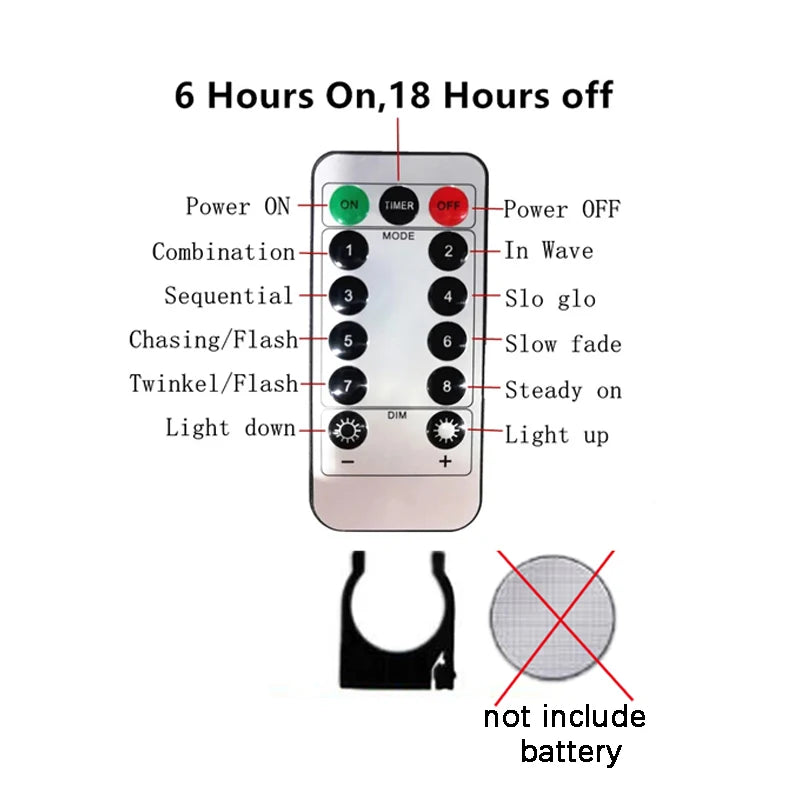 3/4/6m Curtain LED String Lights Garland USB Festoon Remote Control Fairy Garland Lights Christmas Decoration for Bedroom Home