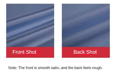 قماش ساتان كريستالي لامع سميك وثقيل بالمتر للملابس والفساتين وديكورات هانفو وقماش الخياطة اليدوي بلون أزرق سادة ومضاد للتجاعيد