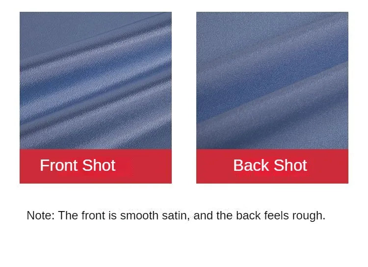قماش ساتان كريستالي لامع سميك وثقيل بالمتر للملابس والفساتين وديكورات هانفو وقماش الخياطة اليدوي بلون أزرق سادة ومضاد للتجاعيد