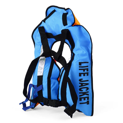سترة نجاة يدوية قابلة للنفخ سترة نجاة للبالغين للرياضات المائية والسباحة وصيد الأسماك وسترة البقاء على قيد الحياة