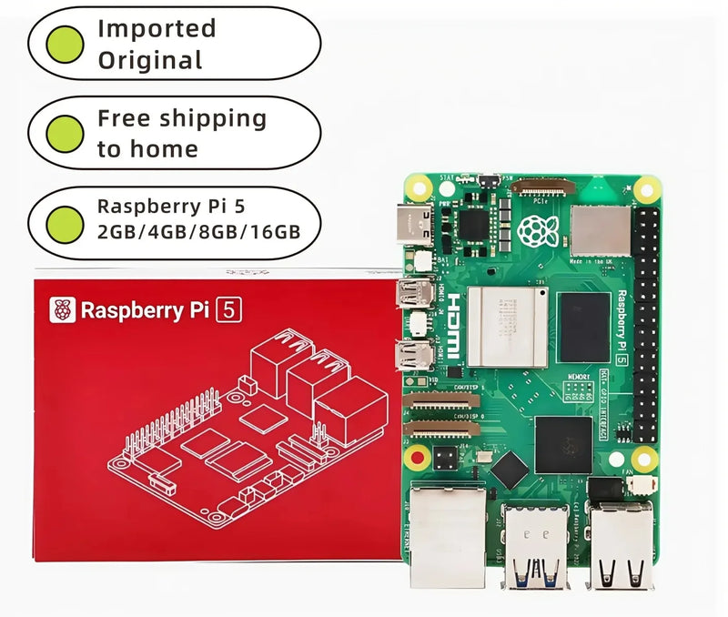 Raspberry Pi 5 2GB/4GB/8GB/16GB Raspberry Pi5 Raspberry Pi4B