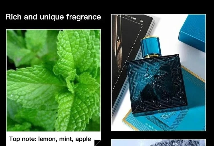 عطر يدوم طويلاً 100 مل عطر عالي الجودة من العلامة التجارية برائحة خشبية فاخرة للجنسين بخاخ للجسم مثالي لموعد رومانسي