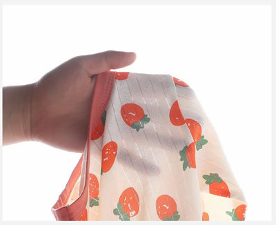 طقم بيجامات صيفي لطيف ومريح للأطفال بأكمام طويلة وملابس نوم قطنية وغرف مكيفة